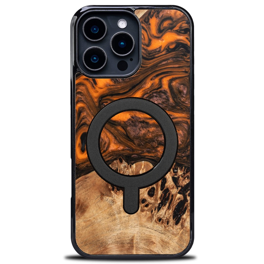 Bewood Unique Hülle Für Iphone 16 Pro Max - Orange Mit Magsafe