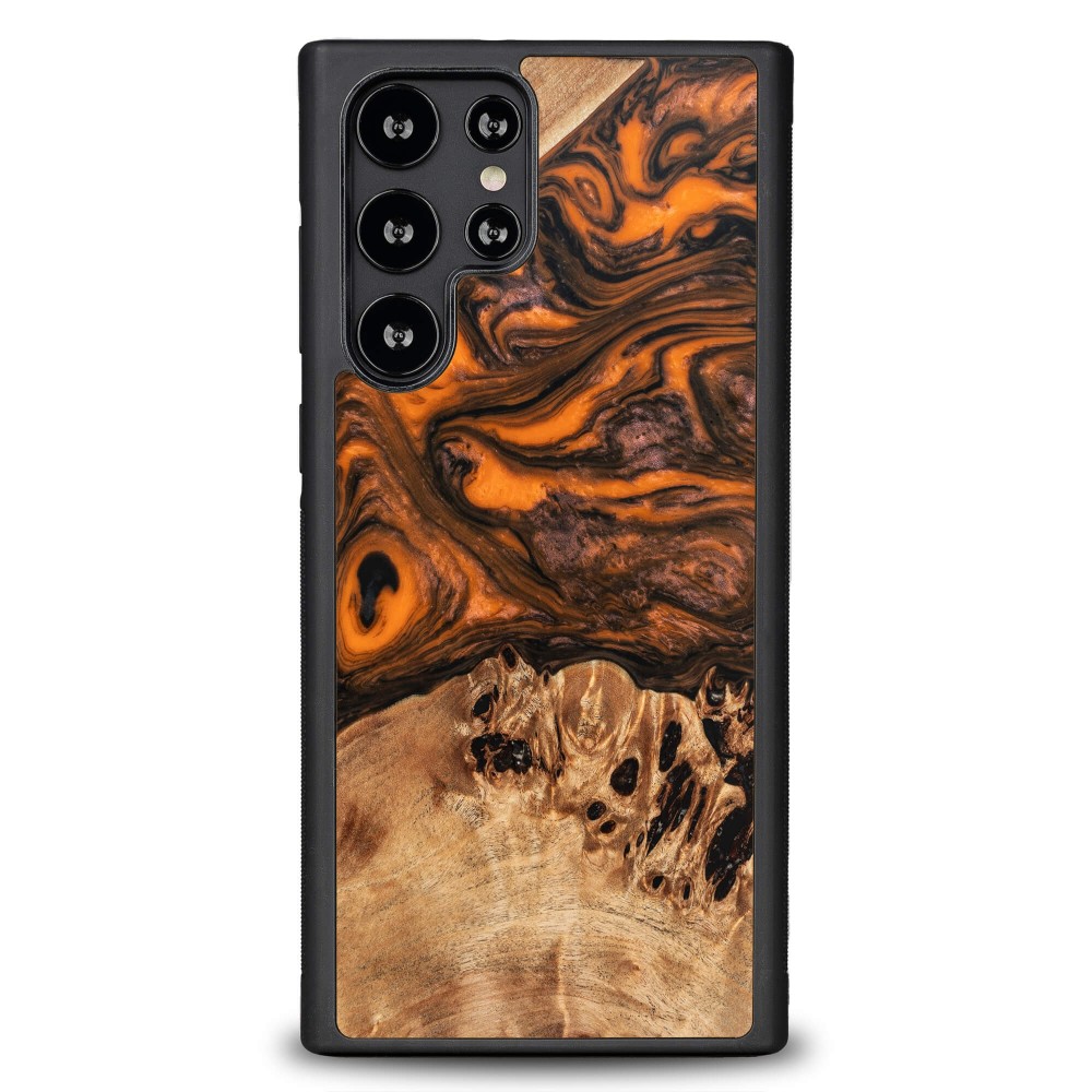 Bewood Einzigartige Hülle Für Samsung Galaxy S23 Ultra - Orange