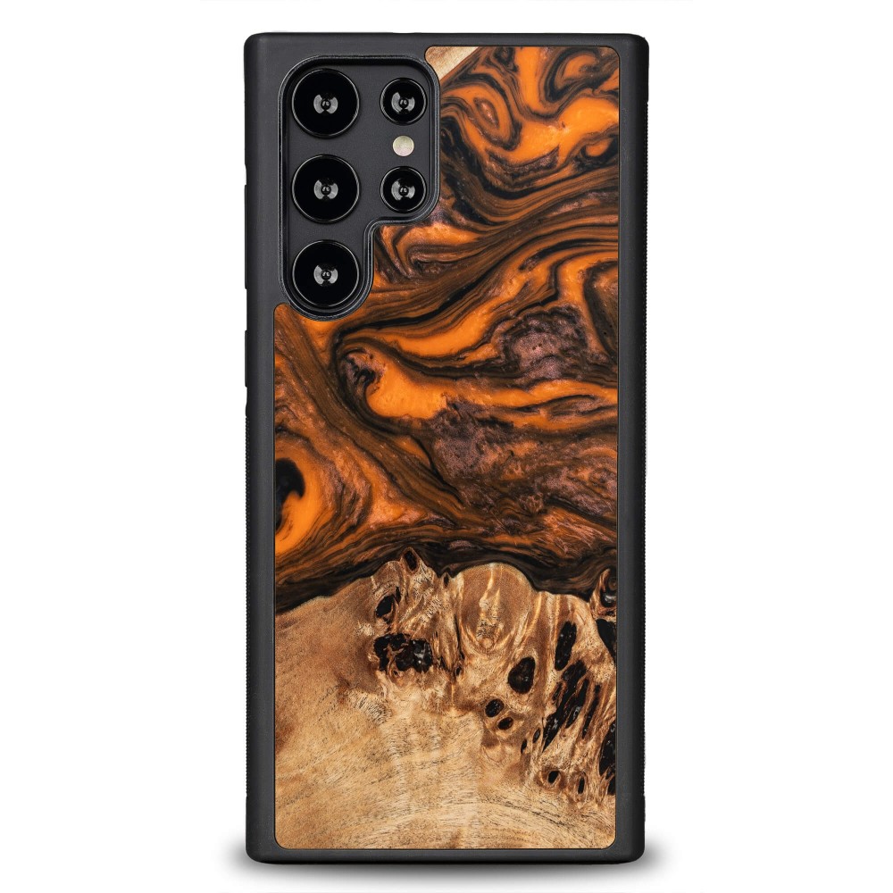 Bewood Einzigartige Hülle Für Samsung Galaxy S22 Ultra - Orange