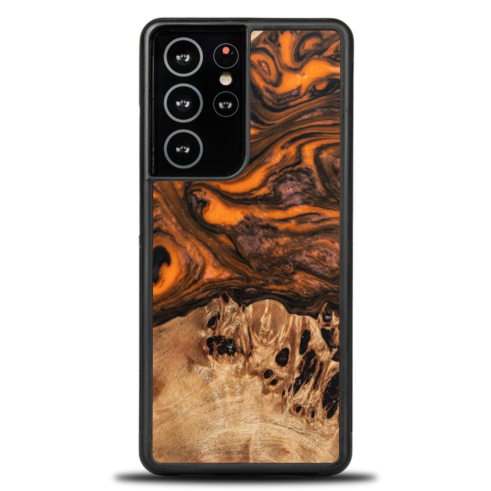 Bewood Einzigartige Hülle Für Samsung Galaxy S21 Ultra - Orange