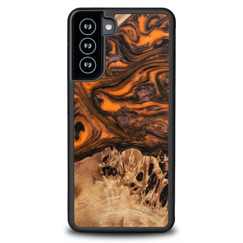 Bewood Einzigartige Hülle Für Samsung Galaxy S21 - Orange
