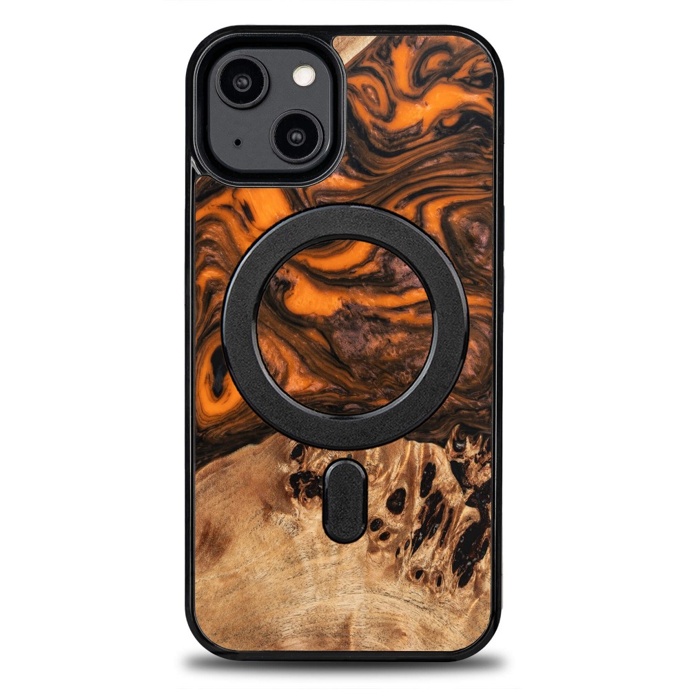 Bewood Unique Hülle Für Iphone 14 - Orange Mit Magsafe