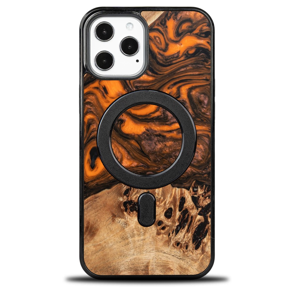 Bewood Unique Hülle Für Iphone 12 Pro Max - Orange Mit Magsafe