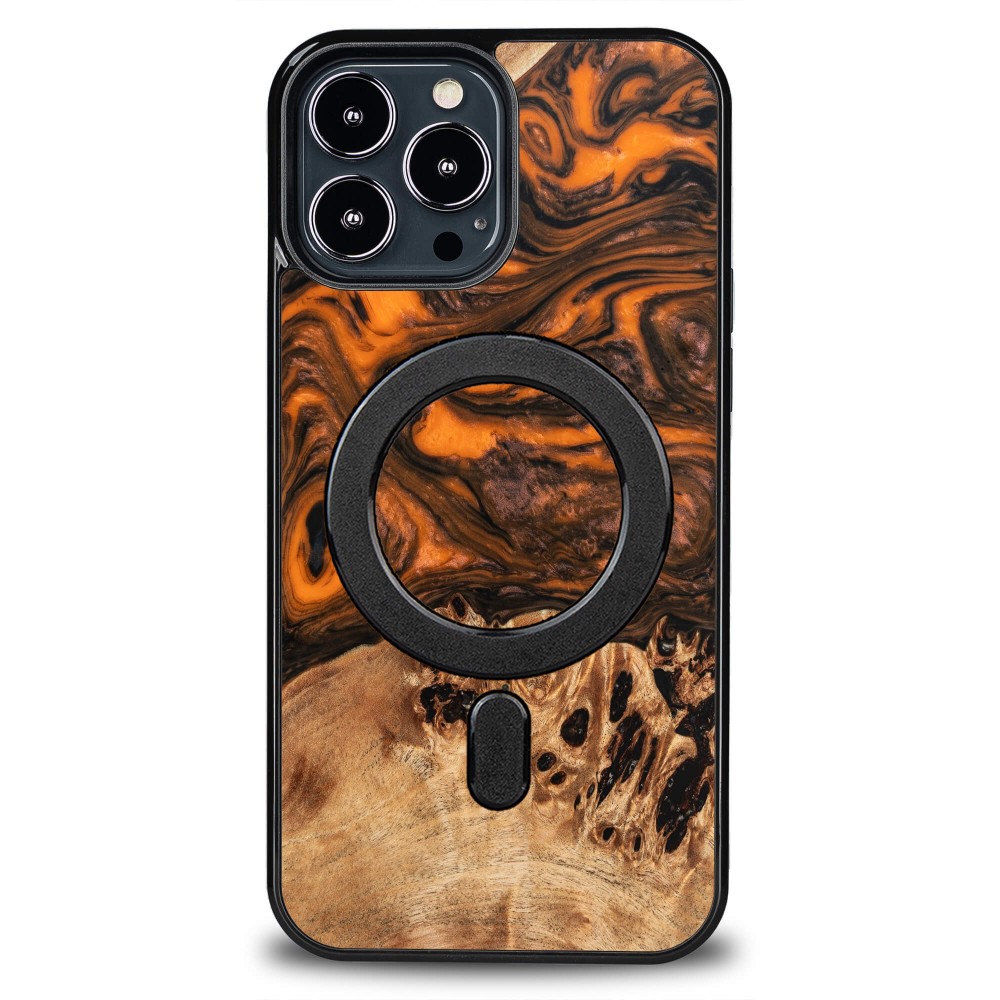 Bewood Unique Hülle Für Iphone 13 Pro Max - Orange Mit Magsafe