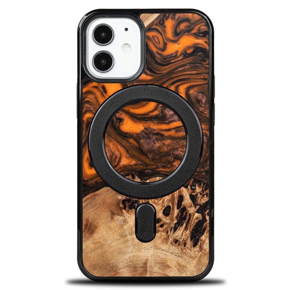 Bewood Unique Hülle Für Iphone 12 Mini - Orange Mit Magsafe