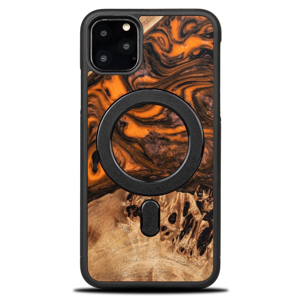 Bewood Einzigartige Hülle Für Iphone 11 Pro Max - Orange Mit Magsafe