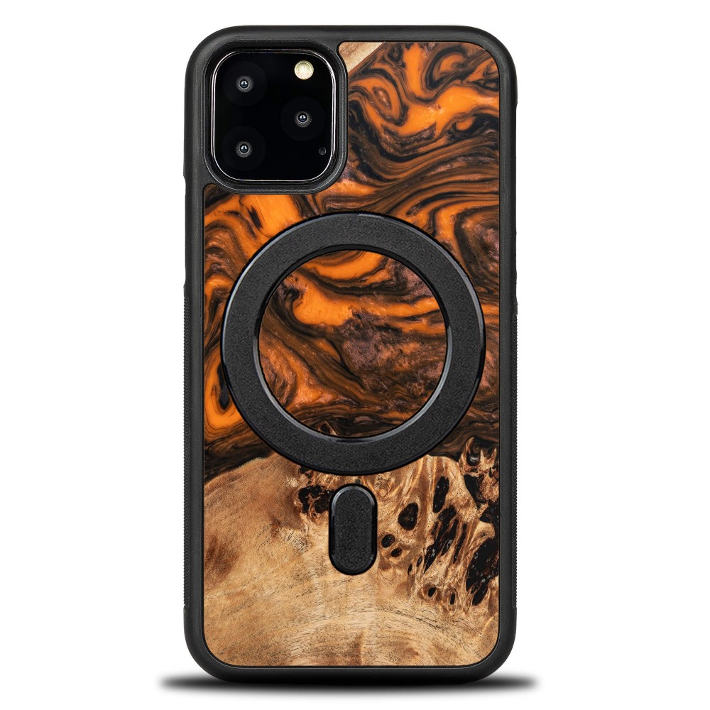 Bewood Einzigartige Hülle Für Iphone 11 Pro - Orange Mit Magsafe