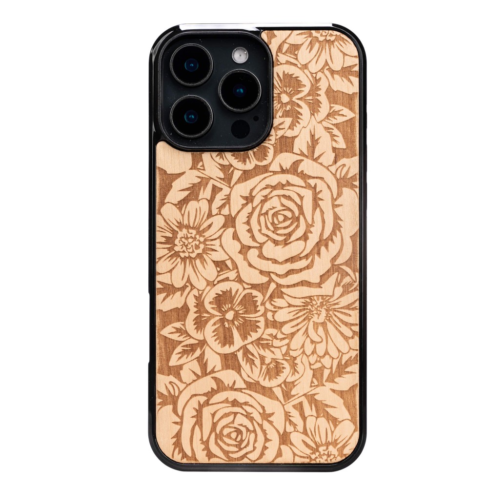 Bewood Holzhülle Für Iphone 16 Pro Max Roses Aniegre