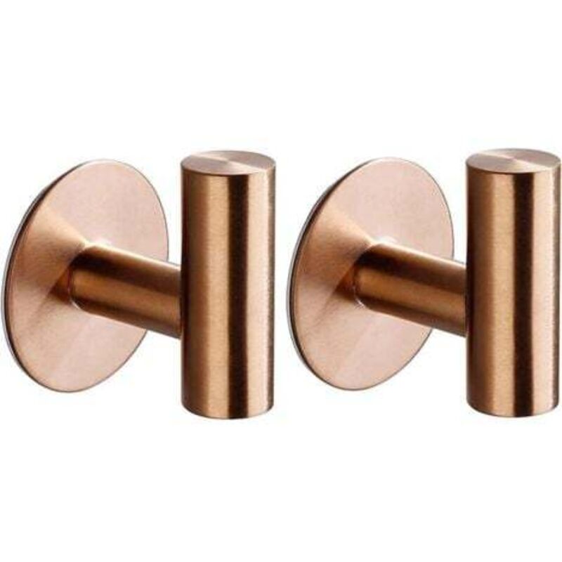 [niemals Verwendet] (roségold) 2-teilige Selbstklebende Wandhaken Für Badezimmer, Küchenhandtuchhaken, Bilderhaken Ohne Bohren, Selbstklebende Handtuchhaken Aus Edelstahl