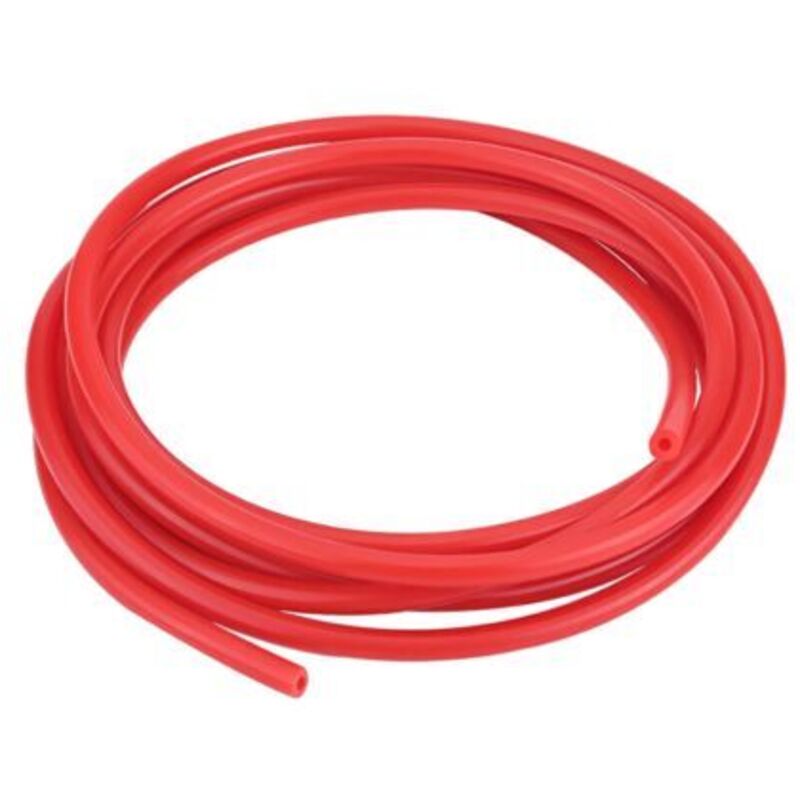 Tuyau À Vide Automobile 4 Mm Tube À Vide En Silicone De 4 Mm 5 Mètres De Haut En Caoutchouc De Silicium De Densité Pour La Jauge De Pompe À Air Turbo (rouge).