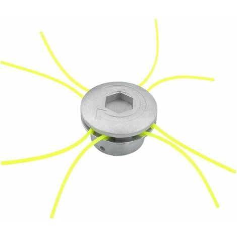 Zubehör Für Freischneider. Freischneiderkopf Aus Aluminium. Trimmerkopf Aus Aluminium Mit 4 Fäden. Universeller Freischneiderkopf Für Garten, Rasen Und Terrasse.