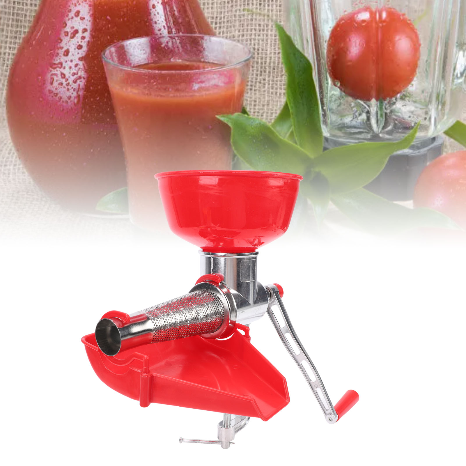 [manuelle Presse-mühle] [aluminiumlegierung] [vielseitige Smoothie-presse] Für Tomatensoße, Früchte, Ingwer Und Gemüse - Wirtschaftlich Und Praktisch (1290 G/8 Abs-zubehörteile)