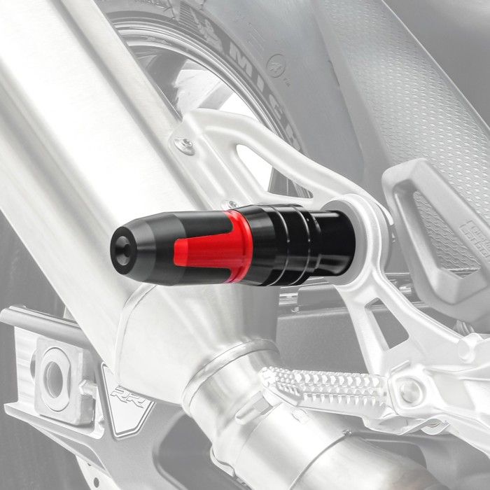 Schutzrolle Für Motoguard Cp4 Auspuff Rot