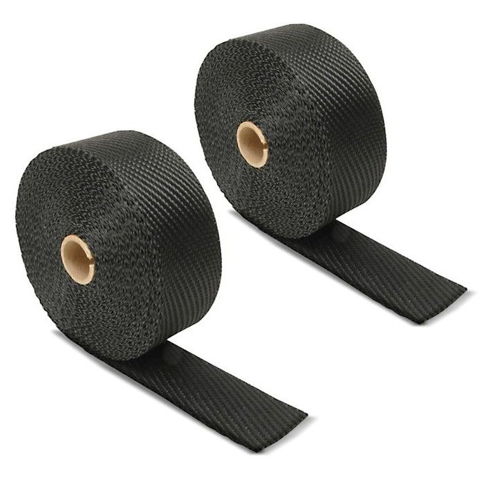 2x Thermoband Motorrad Craftride Hitzeschutz Auspuff 15m Schwarz