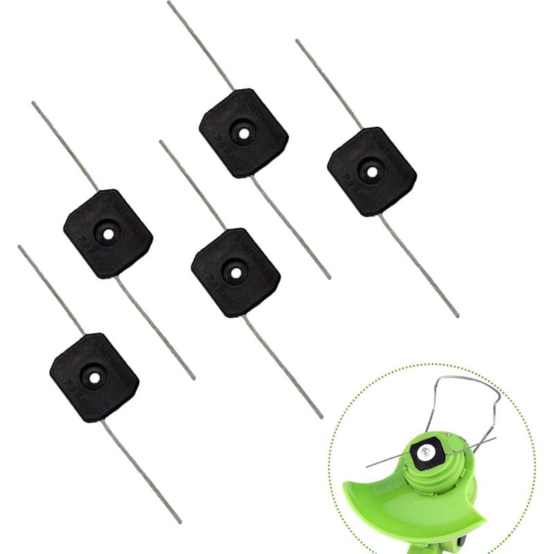 Set Mit 5 Freischneiderköpfen, Ersatzklingen Für Akkubetriebene Elektrische Freischneider, Ersatzteile
