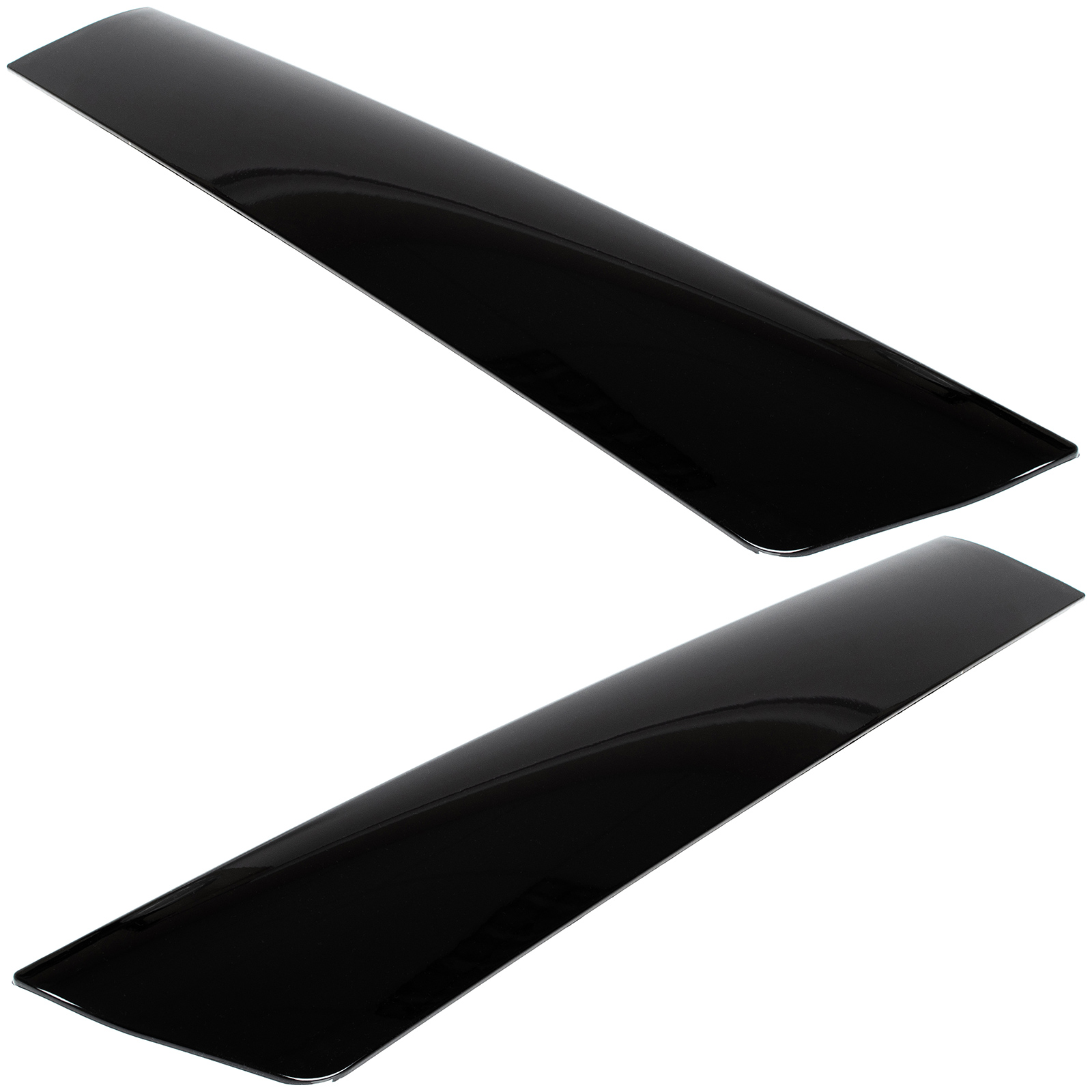 Mini R50 R53 01-06 A-säulen-außenverkleidungsleiste, Glänzend Schwarz, Links + Rechts, 2-teiliger Satz