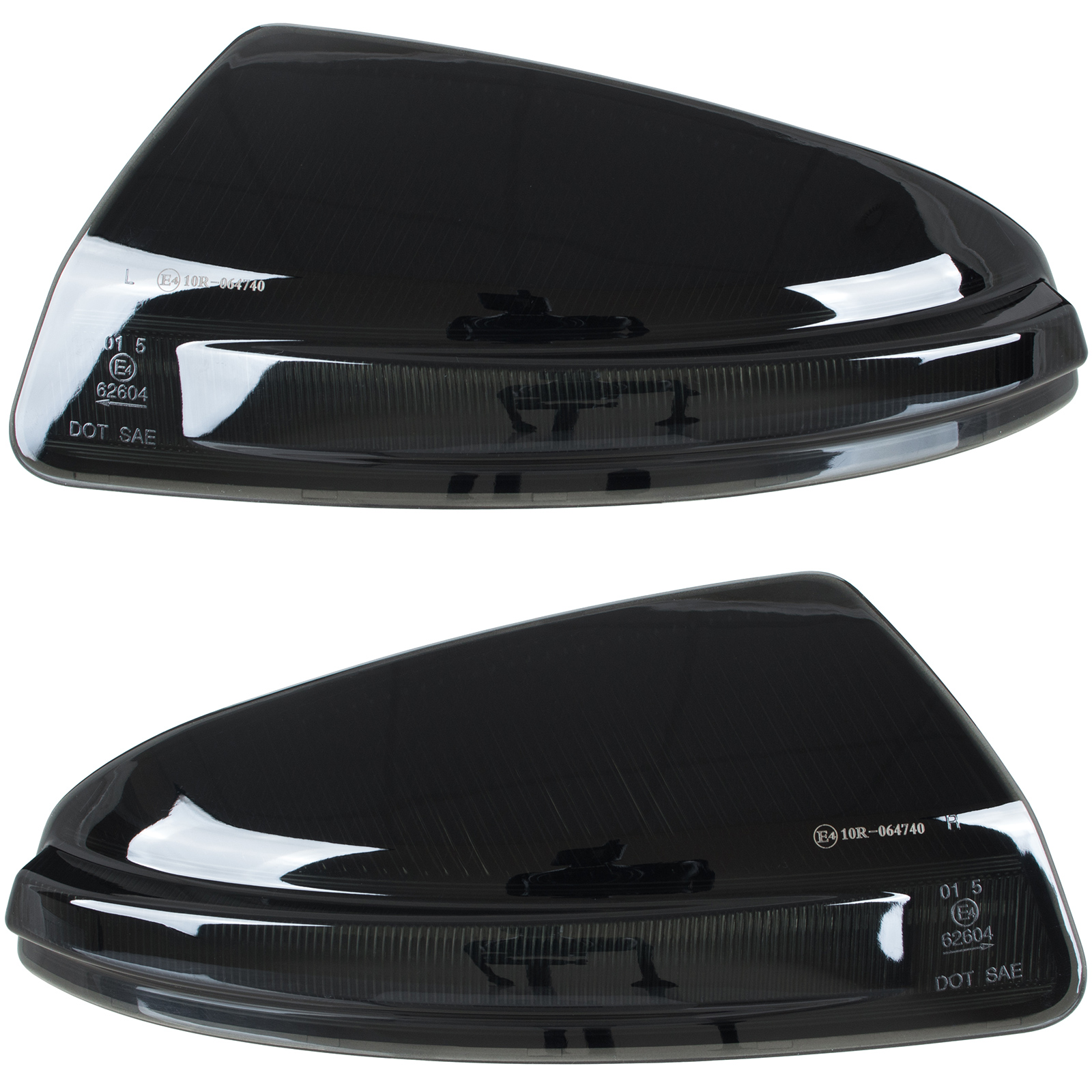 Mercedes S204 W204 C-klasse 07-11 Blinker Links + Rechts Im Außenspiegel, Getönte Dynamische Led-blinker, 2er-set