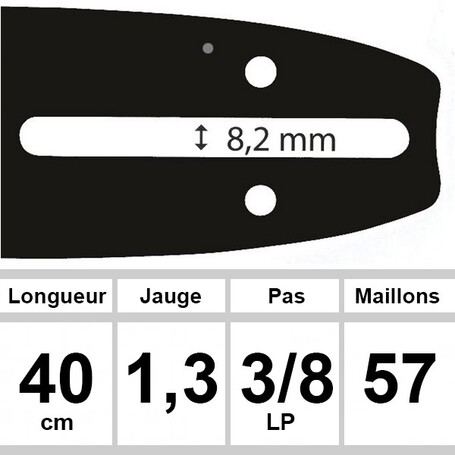 Führungsschiene Echo - Ozaki Tech 40 Cm