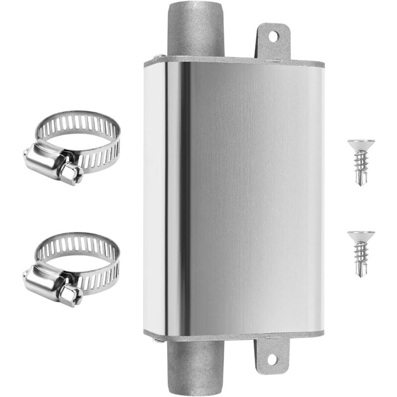 24mm Silberner Auspuffschalldämpfer Für Ebers-pacher We-bas-to Standluftheizung.