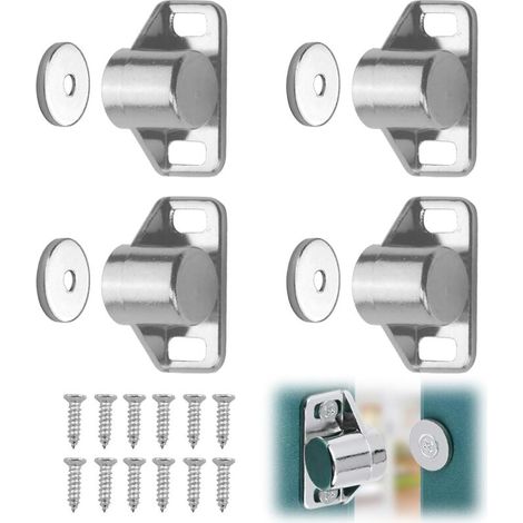 Magnetische Türverschlüsse Aus Zinklegierung Für Möbel, Schränke Und Regale (silber)