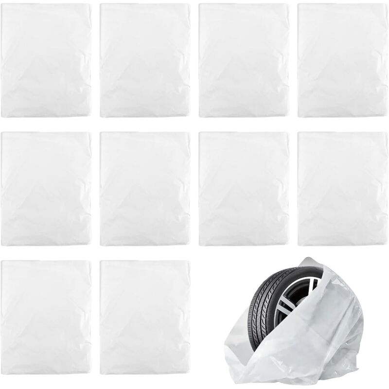 Set Mit 12 Wasserdichten Taschen Für Autoreifen Bis Zu 22 Zoll, Schutzhülle Für Reifen Bis Zu 22 Zoll, Staubdichte Reifenabdeckung (12)