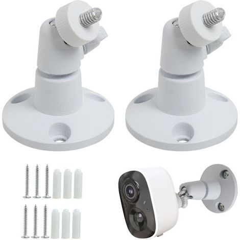 Set Mit 2 Ringhalterungen Für Kameras Mit Standard-1/4"-gewinde, 360° Verstellbarer Ring, Innen-/außenkamerahalterung Kompatibel Mit Arlo/cam/pro/indoor