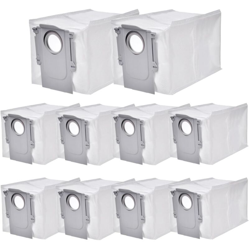 Roborock Staubsaugerbeutel, 10er-pack, Kompatibel Mit Dem Roborock Q Revo Staubsauger. Zubehör Inklusive: Staubsaugerbeutel, Staubbeutel, Ersatzbeutel Mit Großem Fassungsvermögen Und Filterbeutel.