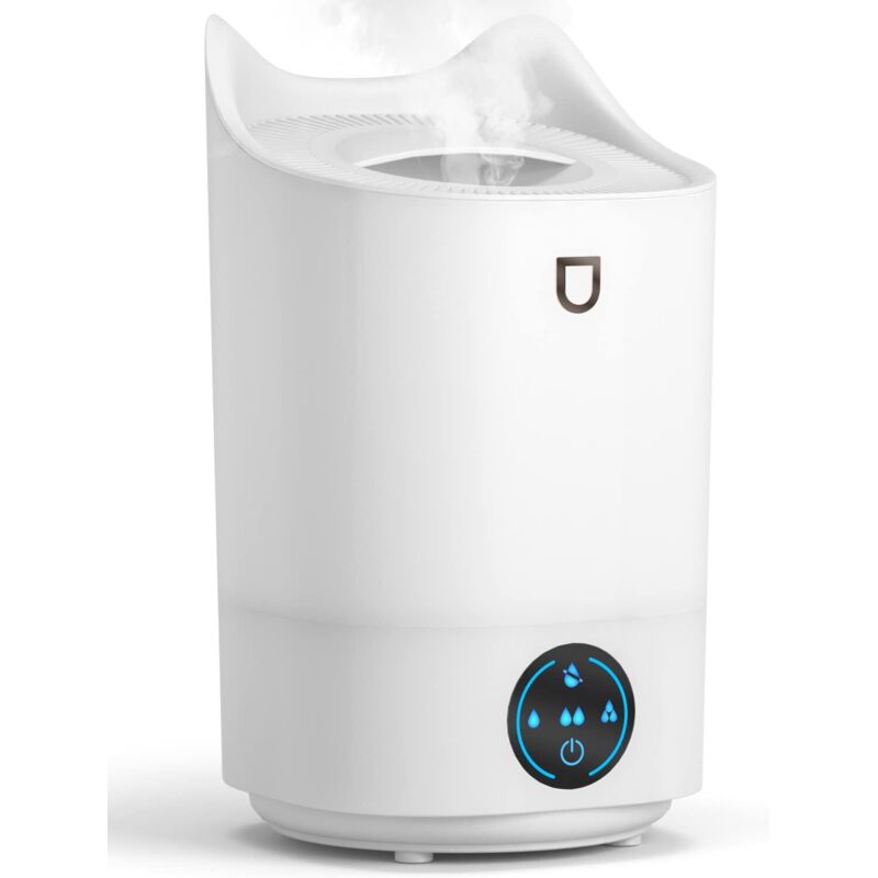 Raumluftbefeuchter, 4-liter-aroma-luftbefeuchter Mit 4 Nebelmodi, Bis Zu 48 Stunden Akkulaufzeit, 28 Db Und Bpa-frei Für Schlafzimmer, Büro Und Reisen.