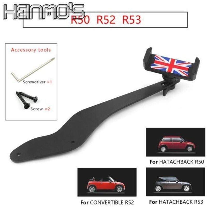 Support De Téléphone Gps - Mini Cooper - R50 R52 R53 - Rouge - Accessoire Téléphone - Navigation Mobile
