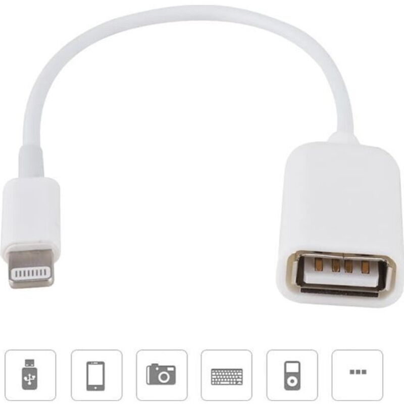 Boyou Câble De Données - Câble Adaptateur Otg, Ligne De Données Usb Otg Pour Iphone