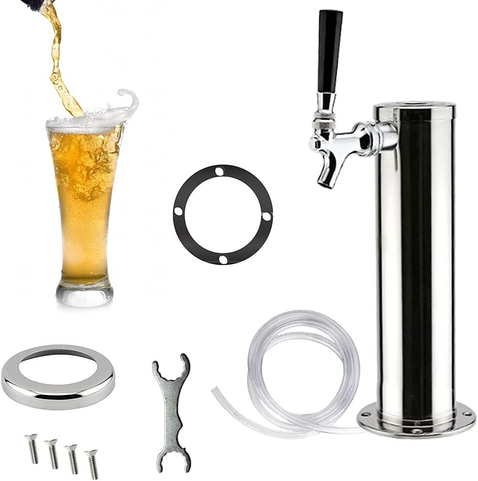 Tischständer Aus Edelstahl – Bierzapfanlage – Tragbare Bierzapfanlage – Zapfanlage Für Selbstgebraute Getränke – Bierzapfsäule – Für Bier – Einzelzapfkopf