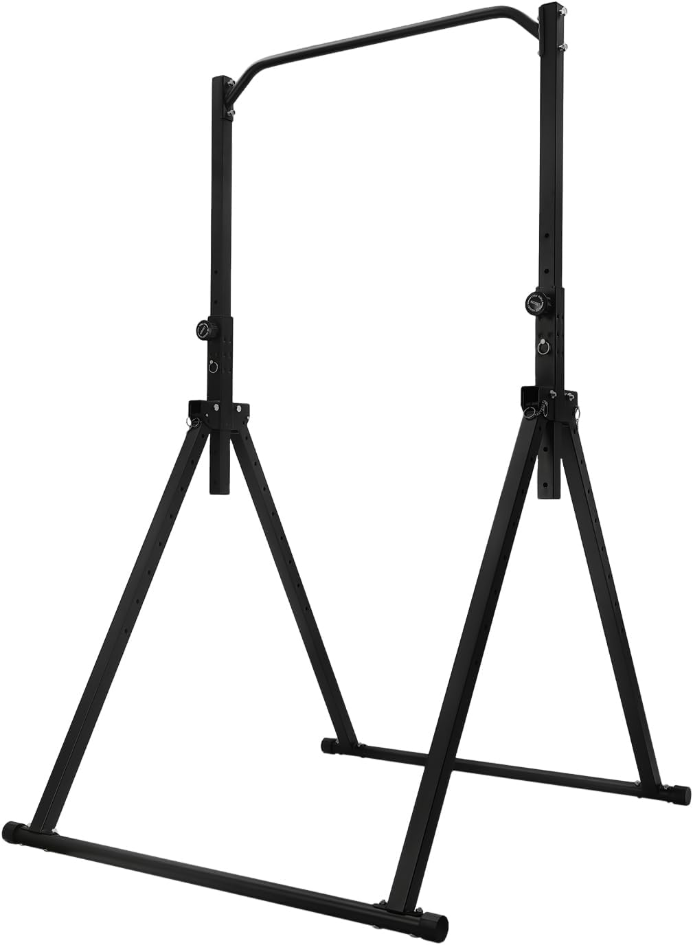 Klappbarer Power Tower Mit Klimmzugstange – Verstellbare, Freistehende Kraftstation Für Das Heimtraining (bauch & Rücken) – 200 Kg Belastbarkeit