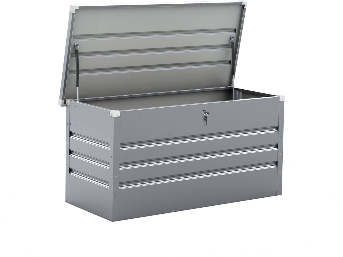 Habitat Et Jardin - Gartentruhe Aus Metall Store - 480l - Silber
