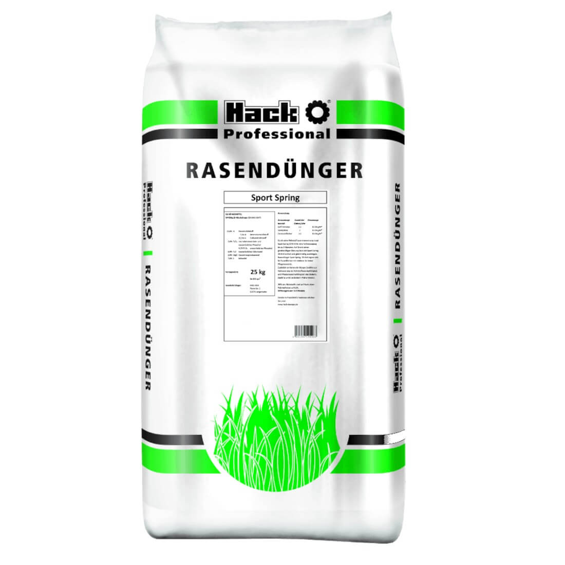 Hack Rasenlangzeitdünger Sport Spring 25 Kg Rasendünger Profidünger Sportplatz