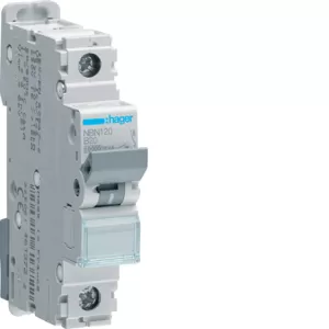 Leistungsschalter Hager Nbn120 20a 10ka