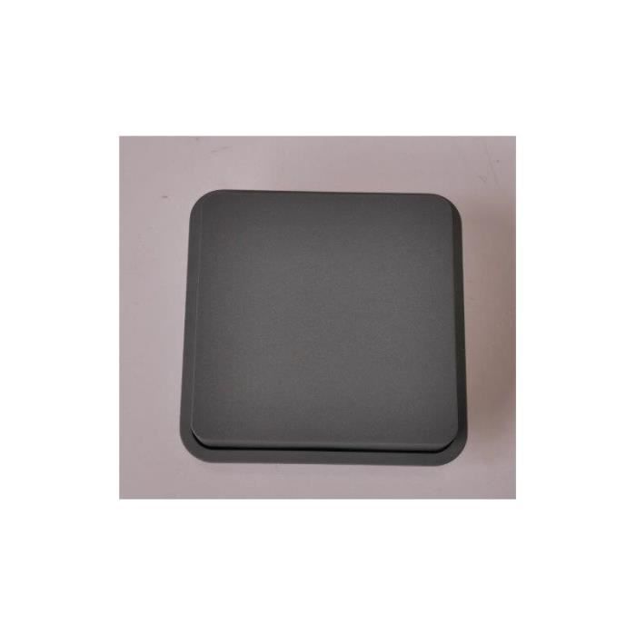 Abdeckplatte Hager Wippe 1fach Grau Single Touch Kompatibel