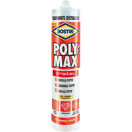 Dichtstoff 'poly Max Original Express Kristall Bostik 115 G