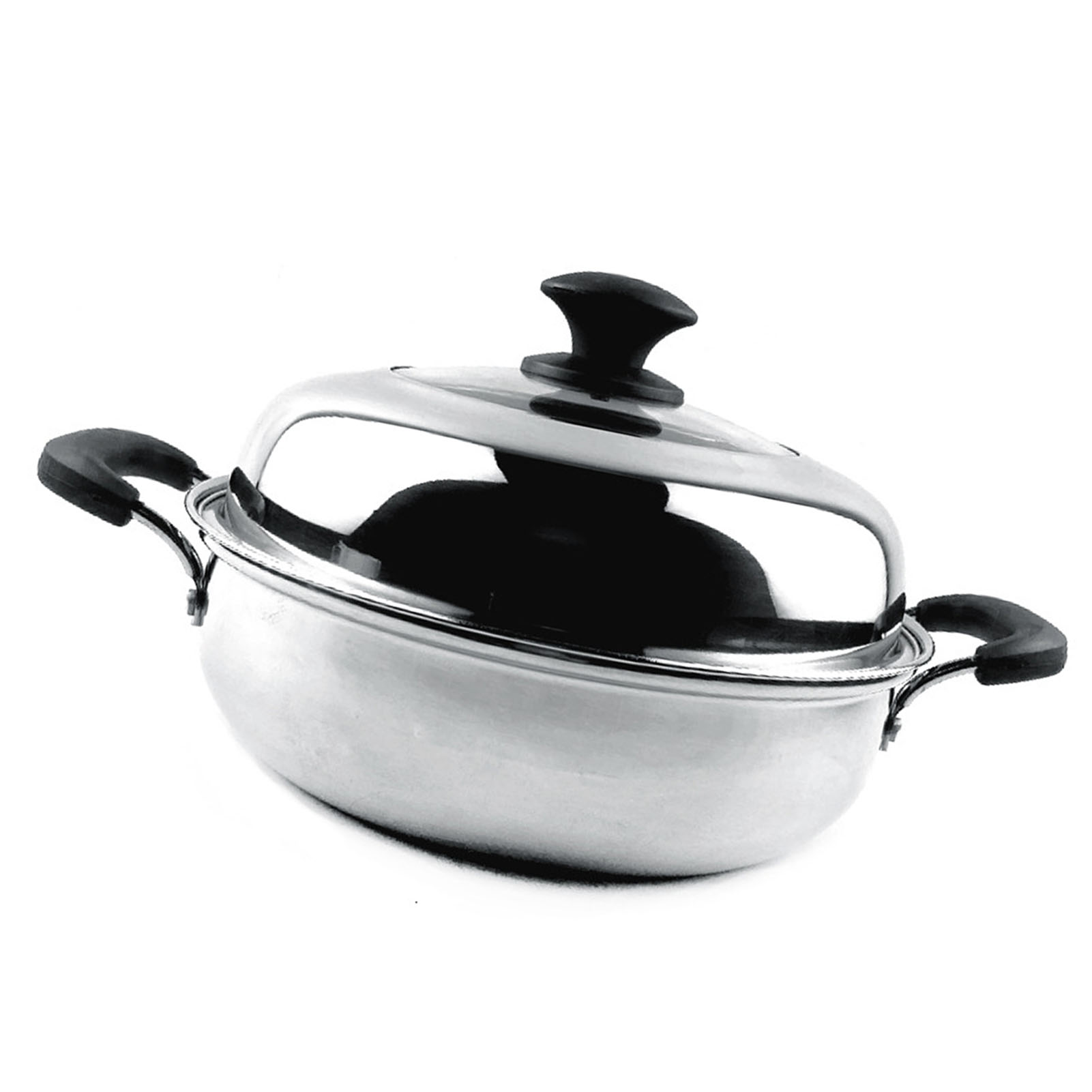 Professioneller, Verstärkter Induktions-dampfgarer Aus Edelstahl, 30 Cm (11,8 Zoll), Mit Dampfplatte