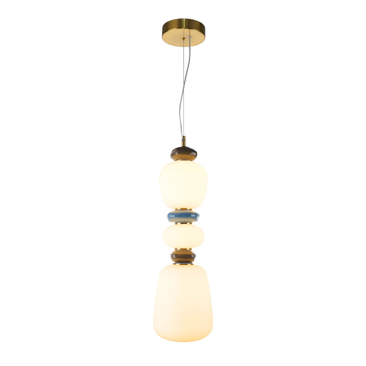 Evans Led-hängeleuchte Gold Italux Pnd-94981v-3a-gd
