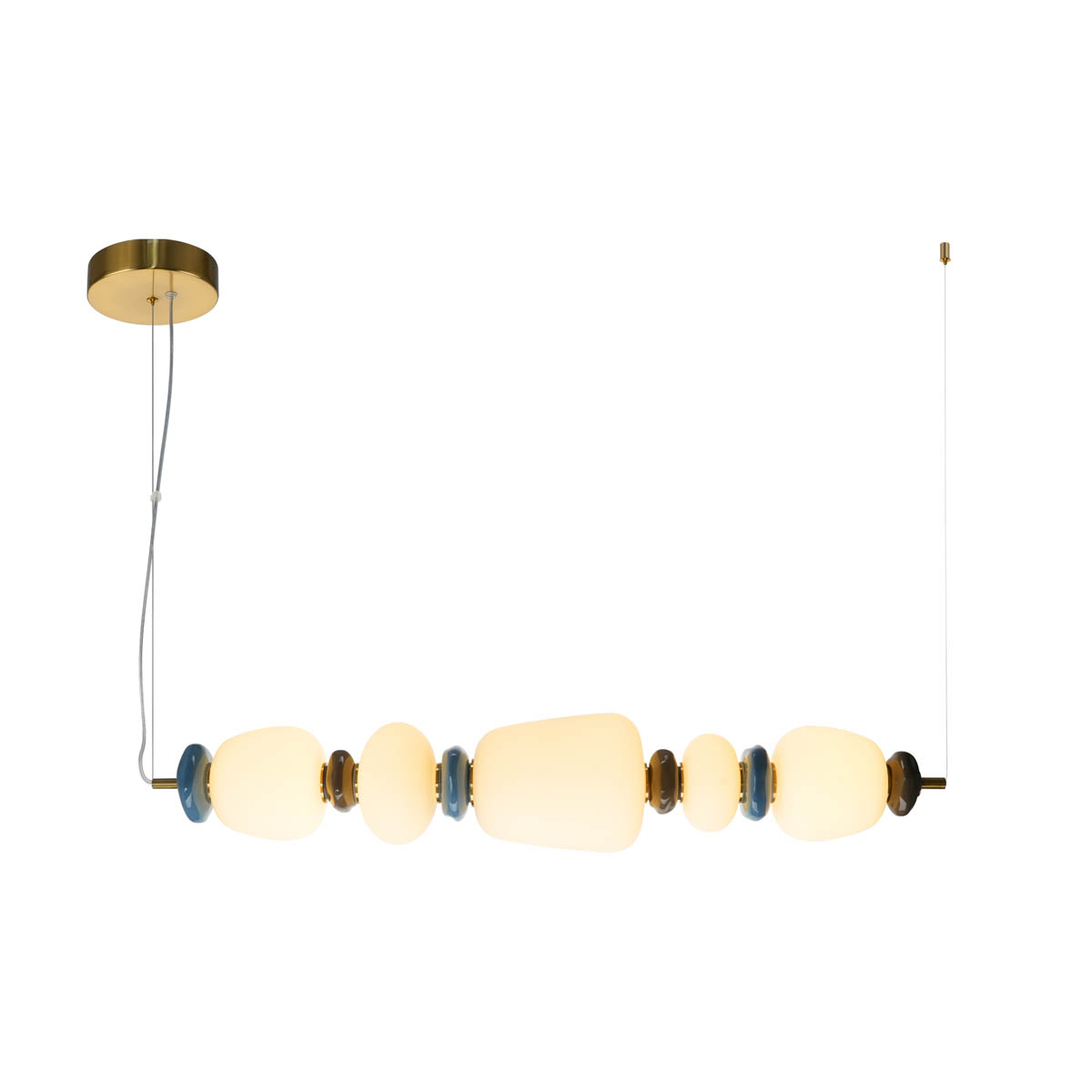 Evans Led-hängeleuchte Gold Italux Pnd-94981-5a-gd