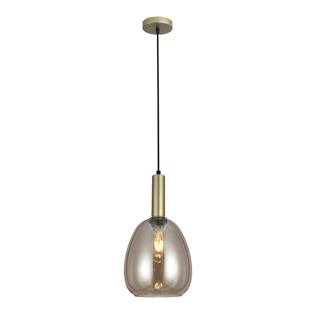 Hängelampe Gater 1 E27 Gold Italux Pnd-23541-1-gd-ch