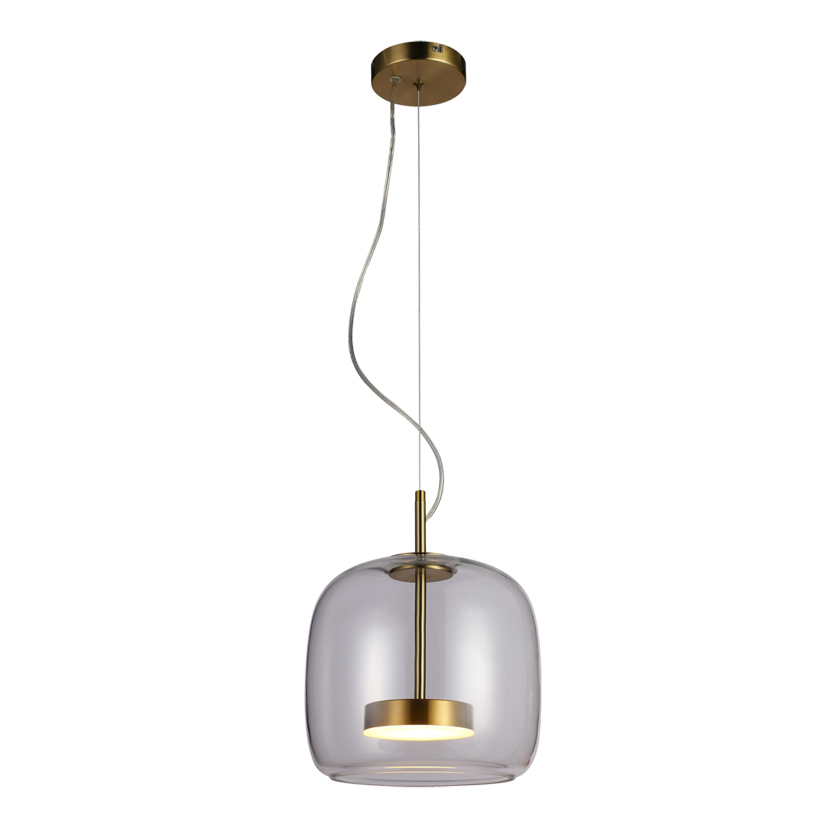 Caste Led-hängeleuchte Gold Italux Pnd-17760a-brss-sg