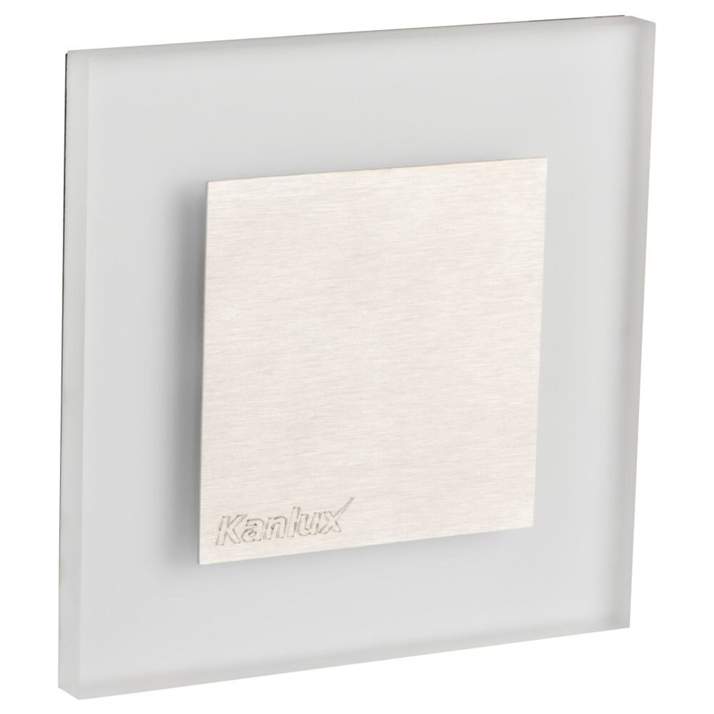 Quadratische Led-treppenleuchte Apus Led Cw 0,8 W 12 Dc 15 Lm Schutzklasse Iii Ip20 Kaltweiß 6500 K Edelstahl 23107