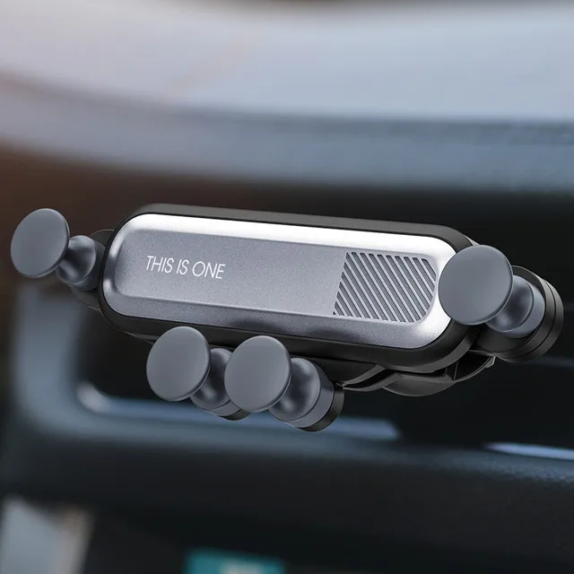 Schwerkraft-autohalterung Für Smartphones Und Gps-geräte, Kompatibel Mit Iphone 13, 12, 11 Pro, 8, Samsung, Huawei, Xiaomi Und Redmi (silber)