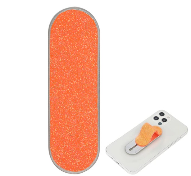 2 Stück Smartphone-fingerhalter - Handyhalterung - Handyringhalter (orange Abs+tpu)