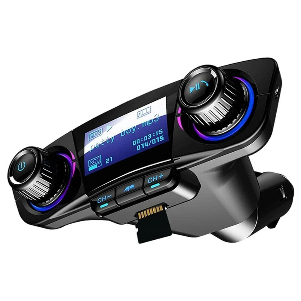 Bluetooth 5.0 Fm-transmitter/modulator, Freisprecheinrichtung Fürs Auto, Tf, Usb, Musik, Aux, Audio, Mp3-player