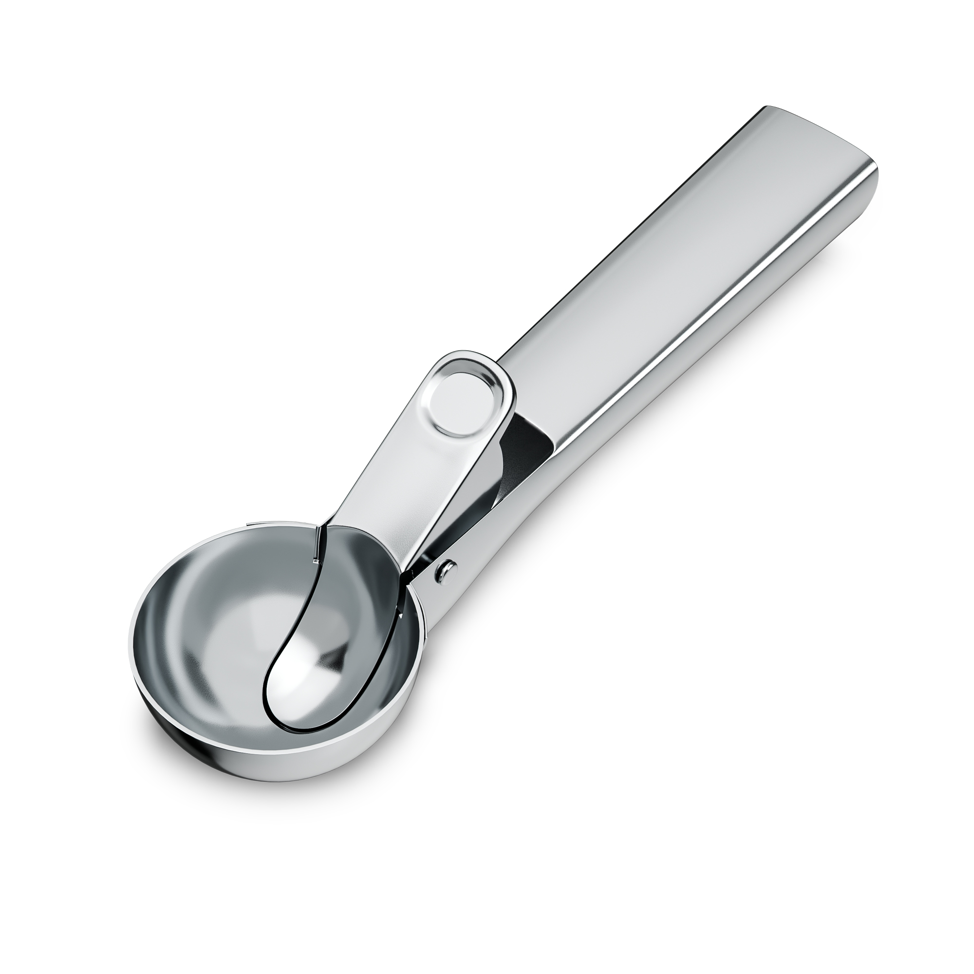 Klarstein Frostfusion Eisportionierer Edelstahl – Ergonomisch, Spülmaschinenfest, Kratzfest, Rostfrei, Eislöffel Portionierer Für Eis & Joghurt, 18,3 Cm