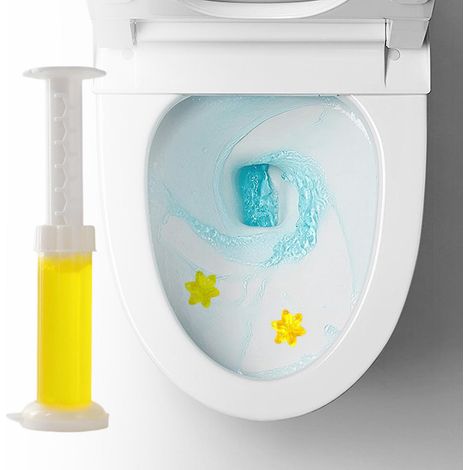 Wc-reinigungsgel, Deodorant Und Desinfektionsmittel, Blumiger Duft, 6 Duftrichtungen – Gelb