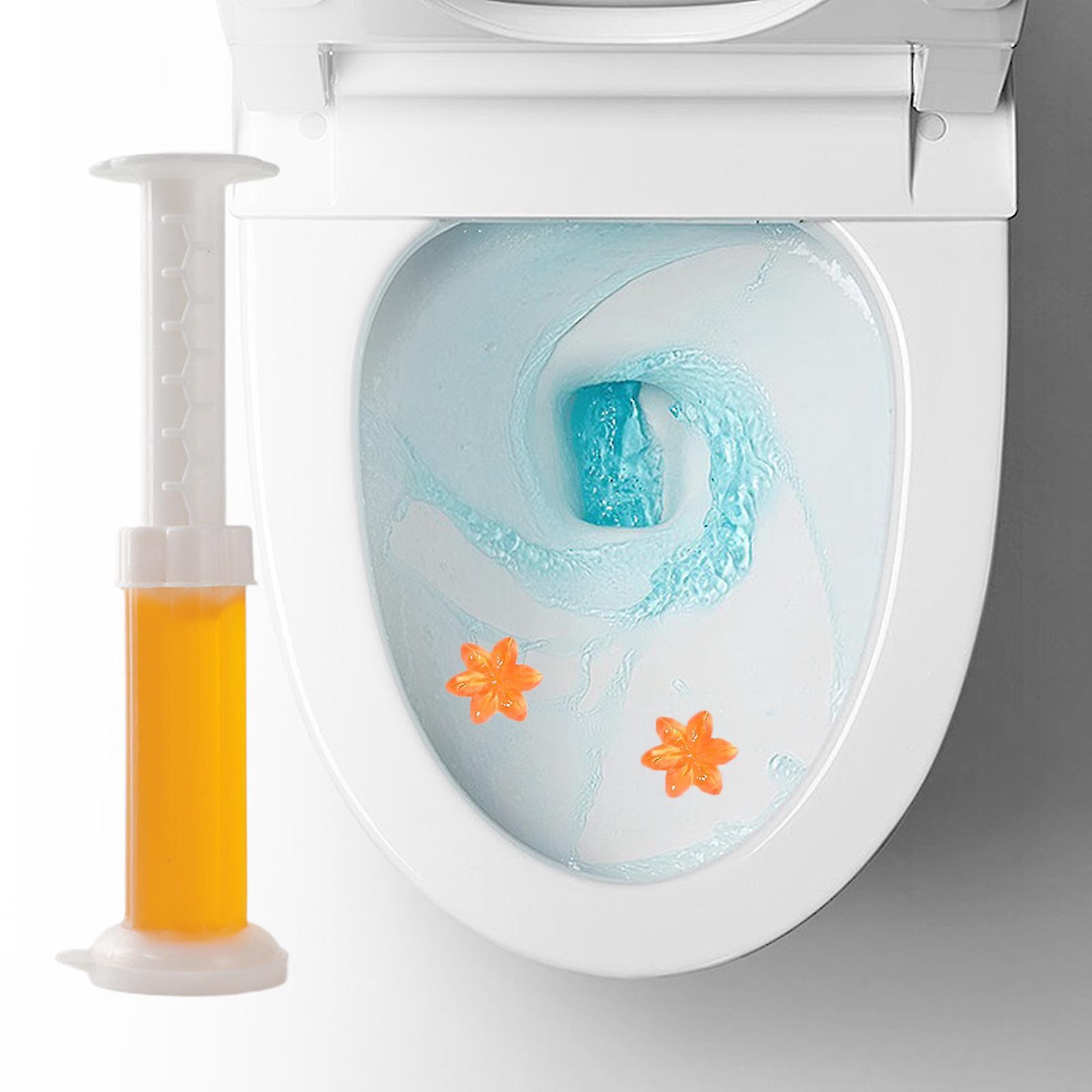 Wc-reinigungsgel, Deodorant Und Desinfektionsmittel, Blumiger Duft, 6 Duftrichtungen – Orange