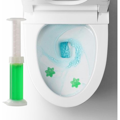 Wc-reinigungsgel, Deodorant Und Desinfektionsmittel, Blumiger Duft, 6 Duftrichtungen – Grün